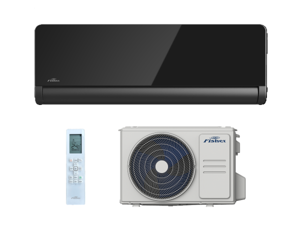 Fisher FSAIF-ART-124AE3-B Fekete Tükrös Inverteres Split klíma